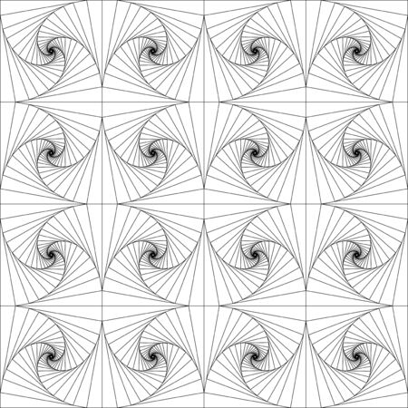 Op art seamless illusionのイラスト素材