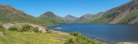Wastwater or Wast Water in Lake District National Park UKの写真素材
