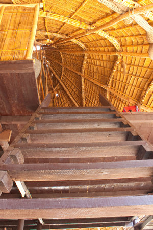 Antique house of ancient Thaisの写真素材