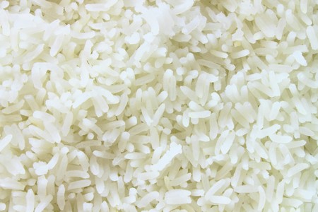 Cooked jasmine riceの写真素材