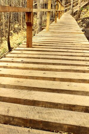 The junction between two hillsの写真素材