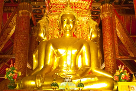 Four directions Buddha image at Phu Min temple,Nan,Thailandのeditorial素材