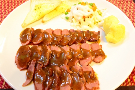 Duck steakの写真素材