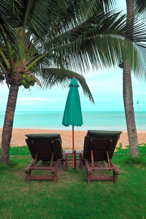 Relax at view of Andaman,Thailandの写真素材