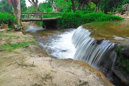 Cascade in countryside of northern of Thailandの写真素材