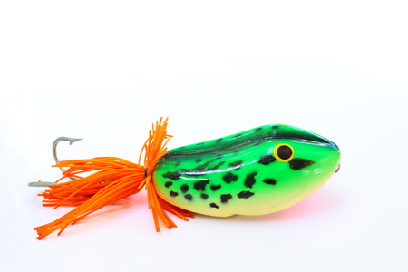 Fishing lure by frog styleの写真素材