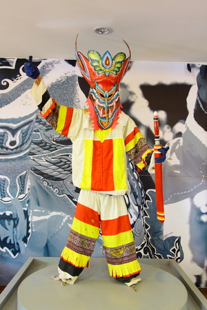 Fancy dummy in hall for show in the festivalの写真素材