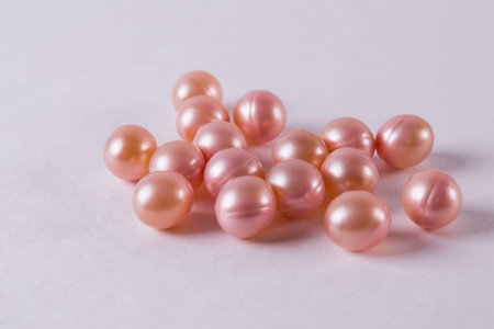 red capsule medical vitro, picture with depth of field, macroの写真素材