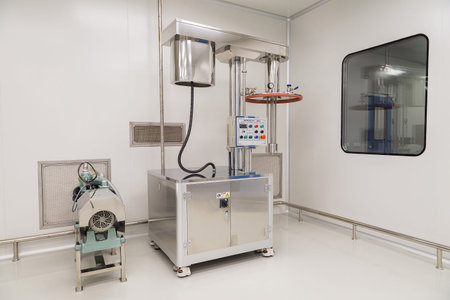 plant picture, clean room equipment and stainless steel machines