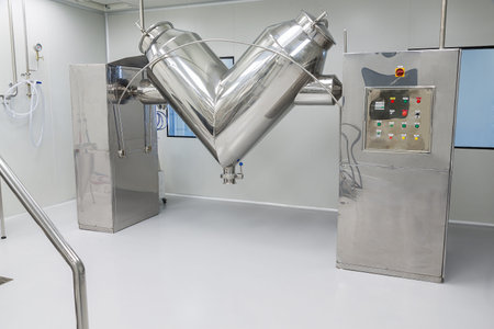 plant picture, clean room equipment and stainless steel machines