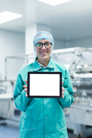 plant picture, clean room equipment and stainless steel machinesの写真素材