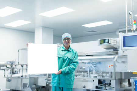 plant picture, clean room equipment and stainless steel machinesの写真素材