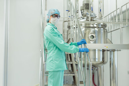 plant picture, clean room equipment and stainless steel machines