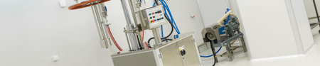 Pharmaceutical equipment sterile working conditions at pharmacy industry