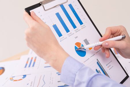 documents on the table, office workplace