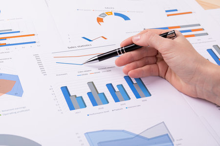 documents on the table, office workplace
