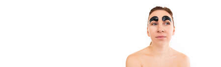 the concept of beauty treatments and body skin care of a middle aged woman