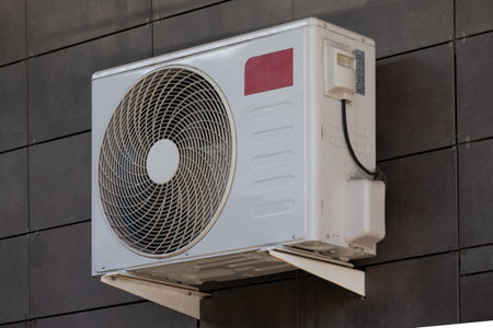 external condensing unit of the air conditioning unitの写真素材