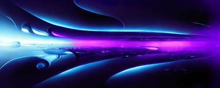 abstract neon colored lines wall background