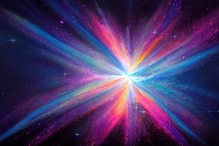 Abstract painting color texture. Modern futuristic pattern, super bright vibrant colors. luxury backgroundの写真素材