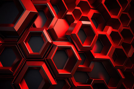 abstract illustrations in the form of geometric triangles and polygons creating a bright backgroundの写真素材