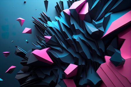 colorful abstract wallpaper background with lines and swirlsの写真素材