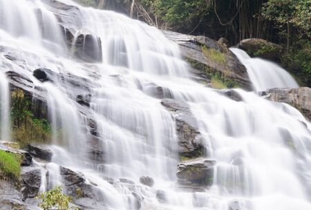 The largest waterfall in northern of Thailand.