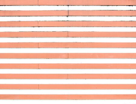 White wall pattern of water control building in urban park の写真素材