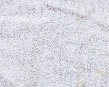 Old dirty towel in the bathroom.の写真素材