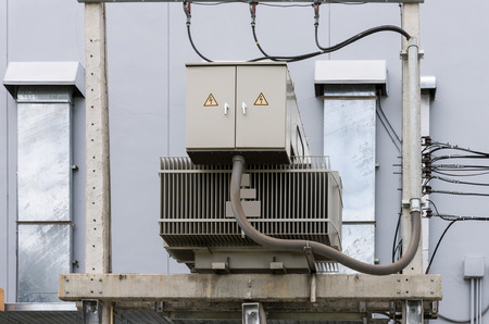 Electrical transformer unit for distribution to the locla factory.