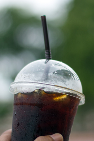 iced coffeeの写真素材