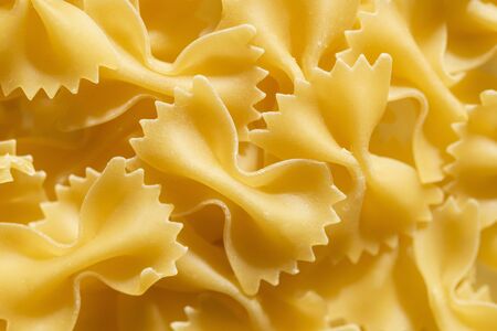 Farfalle pastaの写真素材