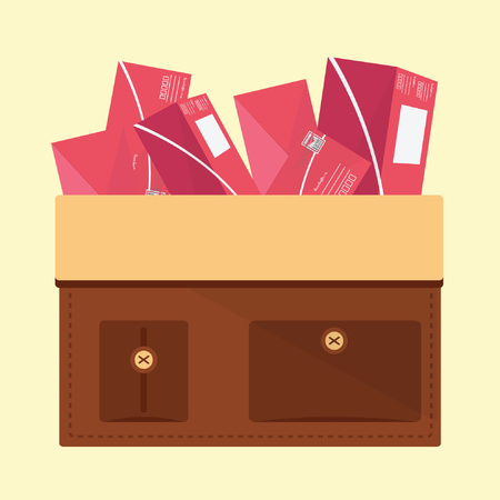 bag mail thailandのイラスト素材