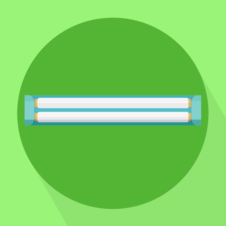 Neon Light Flat Vector Illustrationのイラスト素材