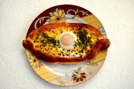 Ajaruli khachapuriの写真素材