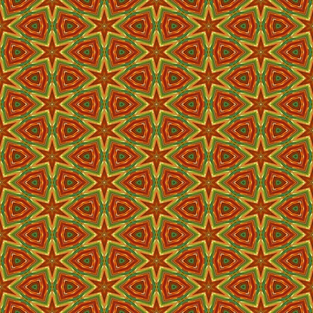 Seamless african colorful ornamental star pattern on fabric or carpet