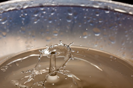 Water Drop fallingの写真素材