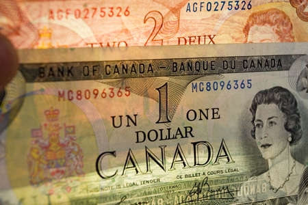 old canadian billsの写真素材