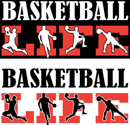 Basketball Life, Basketball Clipart, Basketball Cut Filesのイラスト素材
