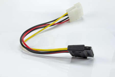 Cable conductor, cord, the computer, connection, isolatedの写真素材