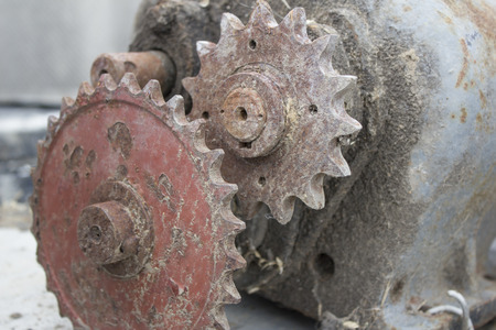 Rusty mechanismの写真素材