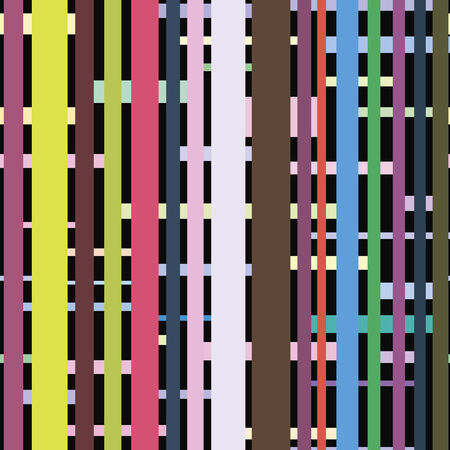 Striped multi-colored colourful festive seamless textureのイラスト素材