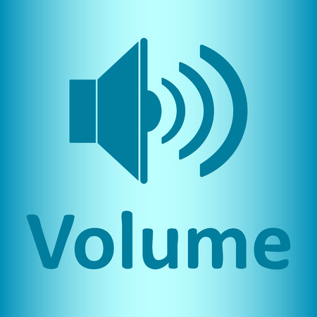 Icon with the classical image of the sound loudspeakerのイラスト素材