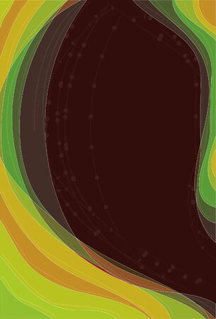 Colored dots, outlines, main colors, background lines are all on separate layers. Easy to change colors of all elements. のイラスト素材