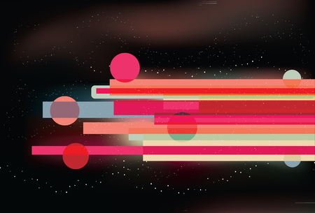 Note: Gradient meshes are used. Stars, main lines, のイラスト素材