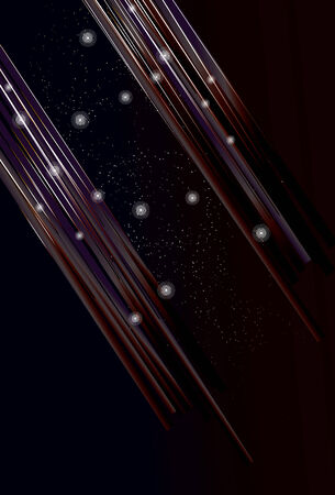 Sparkles, spots, top thin white lines and background lines are on separate layers. Lines are cropped via clipping mask. Simple linear gradients are used. のイラスト素材