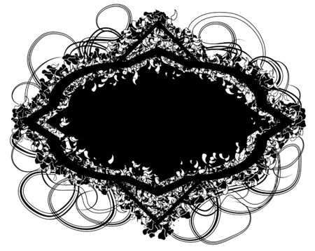 Each type of shape is grouped together for ease of selection. White portions of small elements are filled and not cut out.のイラスト素材