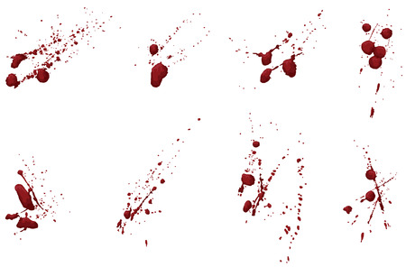 This is not an live trace. Each splatter grouping is hand shaded and on its own layer. Easily add or subtract portions or change to a single color. のイラスト素材