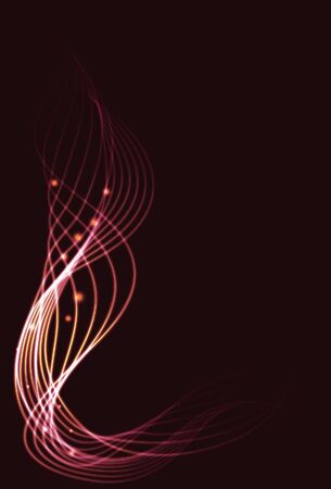 Blurry abstract pink and orange light effect backgroundの写真素材