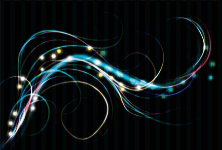 Blurry abstract colorful light effect background.の写真素材